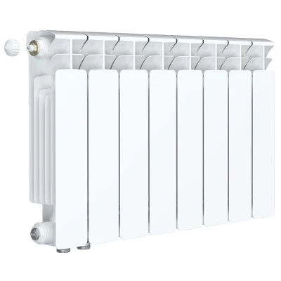 Радиатор биметаллический RIFAR Base Ventil 350 11 секций, теплоотдача - 1529Вт, нижнее левое подключение