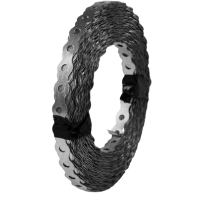 Лента перфорированная ROCKWOOL волна 19х0.5 мм, 30 м, материал - сталь