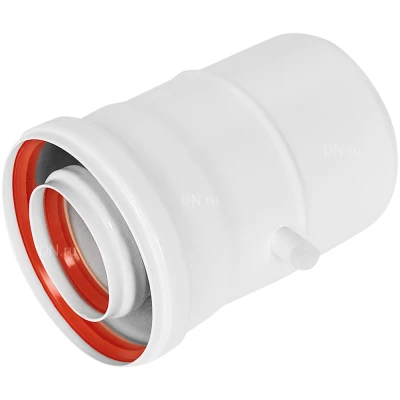 Конденсатоотводчик ROMMER RCA-6010-000102 Ду60х100 универсальный традиционный коаксиальный, тип соединения - папа-мама