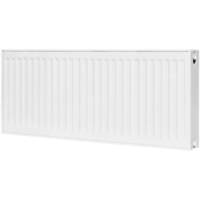 Радиатор стальной панельный ROMMER Compact RRS-2010-224160, тип 22, 400х1600мм, теплоотдача - 3106Вт, подключение - боковое, материал - сталь, цвет - белый