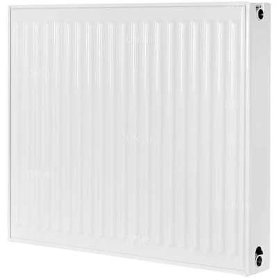 Радиатор стальной панельный ROMMER Ventil RRS-2020-226070, тип 22, 600х700мм, теплоотдача - 1772Вт, подключение - нижнее правое со вставкой вентильной термостатической, материал - сталь, цвет - белый