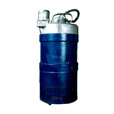 Насосы дренажные Россия Гном погружные, корпус - чугун, мощность - 2.2-11кВт, напор - 10-40м, производительность - 417-1667л/мин, 380В, с рубашкой охлаждения