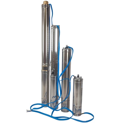 Насосы скважинные Россия ЭЦВ 4 погружные, корпус - нержавеющая сталь, мощность - 0.37-7.5кВт, напор - 30-270м, производительность - 25-267л/мин