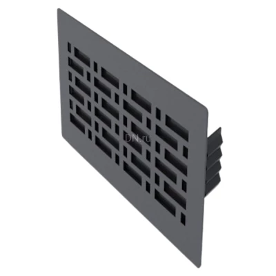 Решетка вентиляционная Россия 300х150мм напольная/стеновая, черная