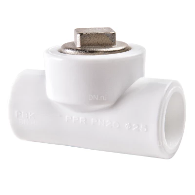 Фильтр грязевик PPR РВК Дн25 Ру20, прямой, материал корпуса  - полипропилен, присоединение - под приварку