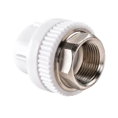 Муфта PPR РВК Дн32х1″ Ру25, комбинированная, под ключ, материал корпуса - полипропилен, присоединение - внутренняя резьба / под приварку