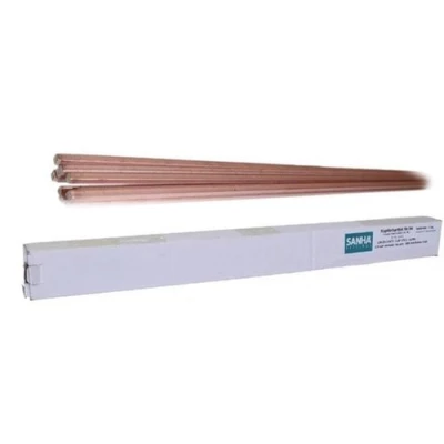 Припои твердые Sanha 4939 2 мм в штангах L-CuP6 для медных труб под пайку