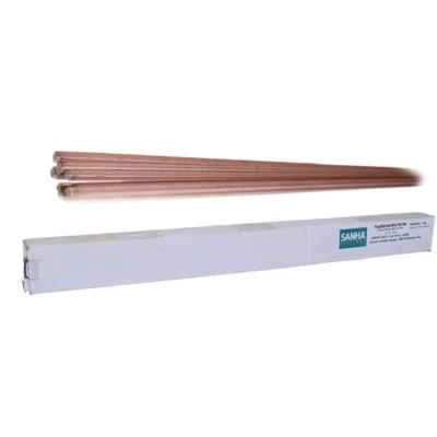 Припой твердый Sanha 4939 2 мм в штангах L-CuP6 для медных труб под пайку