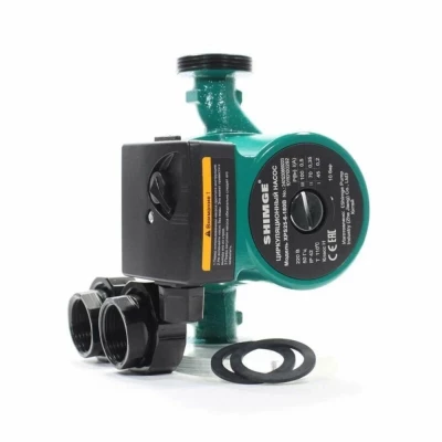 Насос циркуляционный SHIMGE XPS25-7-180B поверхностный, корпус - чугун, мощность - 0.135кВт, напор - 7м, производительность - 50л/мин, 220В