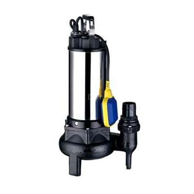 Насосы фекальные SHIMGE xWQ-S погружные, корпус - чугун, мощность - 5.5-7.5кВт, напор - 10-25м, производительность - 500-1667л/мин, 380В