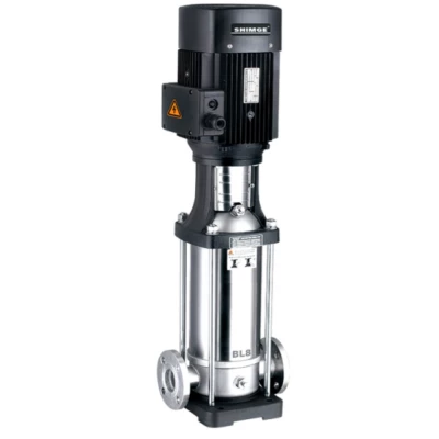 Насос многоступенчатый SHIMGE BL120-8 поверхностный, корпус - нержавеющая сталь, мощность - 90кВт, напор - 167м, производительность - 2000л/мин, 380В