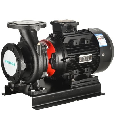 Насос центробежный, консольно-моноблочный SHIMGE SGW125-315AG-11 поверхностный, корпус - чугун, мощность - 11кВт, напор - 30.5м, производительность - 1483л/мин, 380В