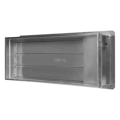 Клапан противопожарный SHUFT SHFDC-120-Mn-1200_450-MB230-F1-IN-0 нормально-закрытый, прямоугольный, предел огнестойкости - El 120, корпус - оцинкованная сталь