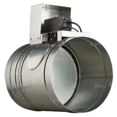 Клапан противопожарный SHUFT SHFDO(60)-B(230)-ф100 нормально-открытый, круглый, предел огнестойкости - El 60, корпус - оцинкованная сталь