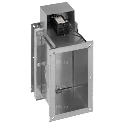 Клапан противопожарный SHUFT SHFDC-90-O-400_200-MB230-0-0-0-0 нормально-закрытый, прямоугольный, предел огнестойкости - El 90, корпус - оцинкованная сталь