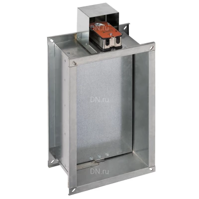 Клапан противопожарный SHUFT SHFDO-60-O-550_300-MB230-0-0-0-0 нормально-открытый, прямоугольный, предел огнестойкости - El 60, корпус - оцинкованная сталь