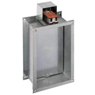 Клапаны противопожарные SHUFT SHFDO-60-O-MB230 прямоугольные, нормально-открытые, предел огнестойкости - El 60, корпус - оцинкованная сталь