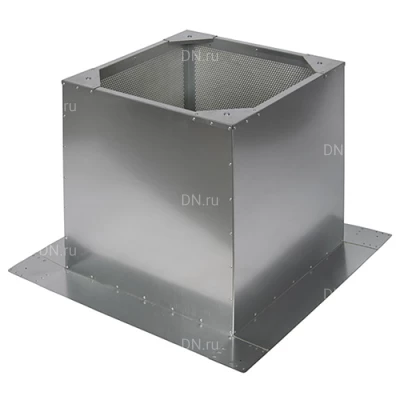 Короба крышные SHUFT RCS c шумоглушением для вентилятора RMV, цвет - серый, корпус - оцинкованная сталь