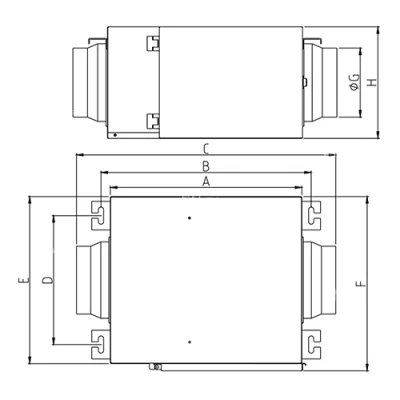 Воздухонагреватель канальный SHUFT SVET-2.0-380/3-PTC электрический, корпус - оцинкованная сталь, мощность - 2кВт, производительность - 7м/c, 380В