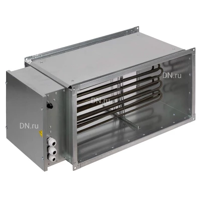 Воздухонагреватель канальный SHUFT EHR 600x300-24 электрический, корпус - оцинкованная сталь, мощность - 24кВт, производительность - 980м3/час, 400В