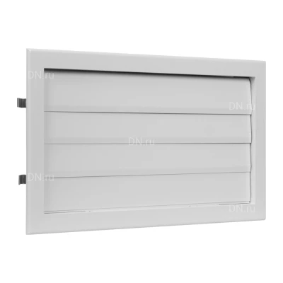 Решетка вентиляционная SHUFT GA 700х400 инерционная, материал - алюминий, белая