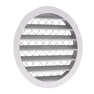 Решетка вентиляционная SHUFT PGC 100 наружная, материал - алюминий, серая