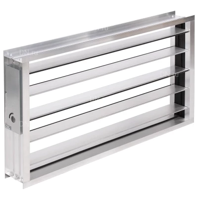 Клапан воздушный SHUFT DRr 1600х850 с подставкой под электропривод, прямоугольное сечение, типоразмер - 1600х850мм, корпус - алюминий