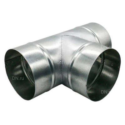 Тройник Россия Кр 160-280-160-44-90, корпус - оцинкованная сталь 0.50мм, 100-с ЖК