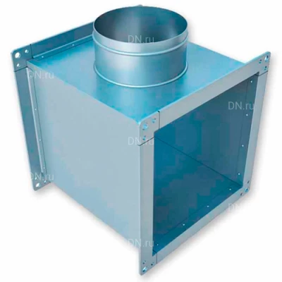 Тройники ЕВРОВЕНТ ПрсКв Т корпус - оцинкованная сталь 0.7мм, R20