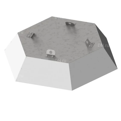 Зонт вентилятора SHUFT RAD-5, матовый серебристый, сечение - круглое, корпус - оцинкованная сталь