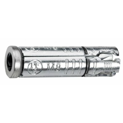 Анкер распорный SORMAT PFG ES резьба М6, диаметр отверстия 10мм, длина анкера 40мм, гильза для высоких нагрузок, материал - электрооцинкованная сталь, упаковка - 50шт