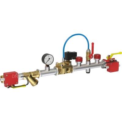 Узел управления Спецавтоматика Малорасходный УУ-Д50/1,2(Э24)-ГМ.04 Ду50 Ру12 ВР, дренчерный с электроприводом, цвет - красный