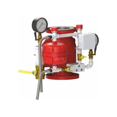 Узлы управления Спецавтоматика Прямоточный Ду65-200 Ру16 ВР с камерой задержки, спринклерные, водозаполненные, цвет - красный