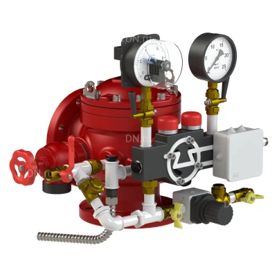 Узел управления Спецавтоматика УУ-С150/1,6Вз-ВФ.О4 Ду150 Ру16 ВР, без акселератора, спринклерный, воздушный , цвет - красный