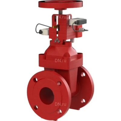 Задвижки клиновые Спецавтоматика Клин Ду65-250 Ру16 фланцевые, корпус - чугун, с устройством контроля положения запорной арматуры УКПЗА