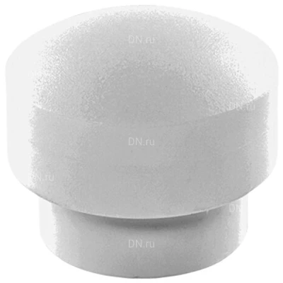 Заглушка для коллектора TEBO Дн25 Ру20 под приварку, корпус - полипропилен PP-R, белая