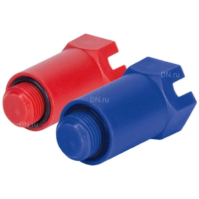 Заглушки TEBO 1/2″ Дн15 длинные, наружная резьба, корпус - полипропилен PP-R