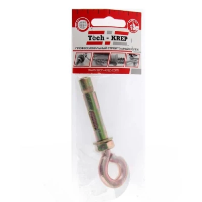Анкер Tech-Krep 12х70 мм с болтом с кольцом (1 шт) - пакет