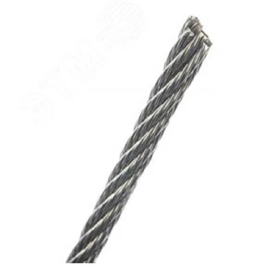 Тросы Tech-Krep DIN 3055 SWR PVC 5/6 мм в оплетке ПВХ, длина 150 м, стальные