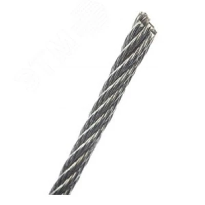 Трос Tech-Krep DIN 3055 SWR 4 мм для растяжки, длина 200 м, стальной