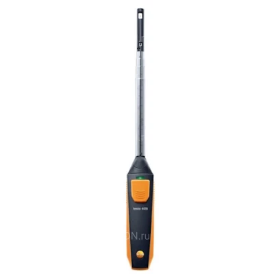 Смарт-зонды Testo 405, диапазон измерения скорости воздушного потока - 0-15м/с, диапазон измеряемых температур от -20 до +60°C