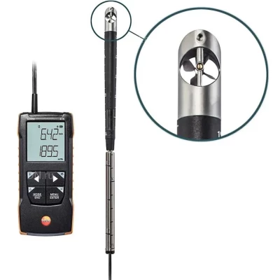 Анемометр Testo 416 NEW, диапазон измерения скорости воздушного потока - 0.6-40м/с