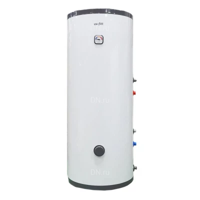 Бойлер косвенного нагрева UNI-FITT STINOX F 150-200 напольный, объем - 200л, мощность - 30кВт, корпус - нержавеющая сталь, Tmax 90°C, подключение - боковое, с ревизионным отверстием