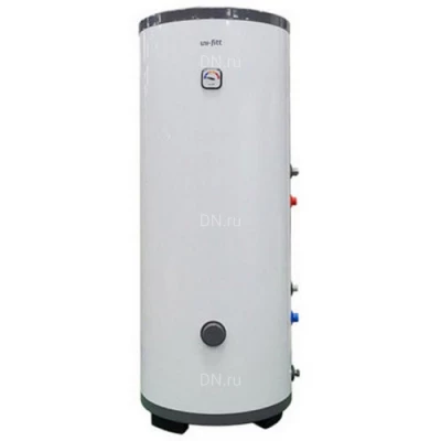 Бойлеры косвенного нагрева UNI-FITT STINOX F 300-500 напольные, объем - 300-500л, мощность - 40-57кВт, корпус - нержавеющая сталь, Tmax 90°C, подключение - боковое, без ревизионного отверстия