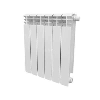 Радиатор биметаллический Uni-Fitt C350 9 секций, теплоотдача - 1485Вт, подключение - нижнее, универсальное, цвет - белый