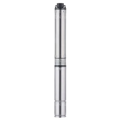 Насосы скважинные Unipump ECO RUS погружные, корпус - нержавеющая сталь, мощность - 0.37-1.3кВт, напор - 35-100м, производительность - 33-67л/мин, 220В, кабель 1-50м