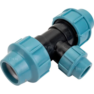 Тройники редукционные Unipump Дн25-40х20-32х25-40 Ру16 для труб ПНД, материал - полипропилен