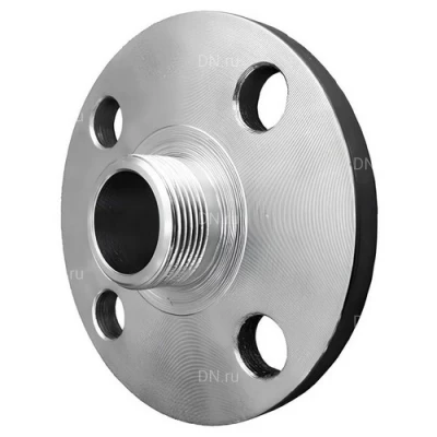 Фланцы плоские ВФЗ Ду15-100 Ру16 с резьбовым хвостовиком, наружная резьба, корпус - оцинкованная сталь