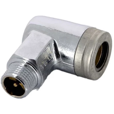 Розетки Viega Profipress с SC‑Contur Ду1/2″ Ру10 для газового шланга, хромированные латунные, присоединение - пресс/наружная резьба, с клапаном-отсекателем автоматическим TAE и индикатором