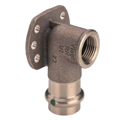 Водорозетка Viega 2225.5 Дн15х1/2″ Ру10 присоединение - внутренняя резьба/пресс, корпус - бронза